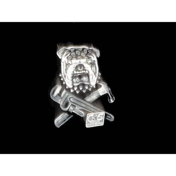 Cats Suck Biker Black T-Shirt Size XL - Picture 5 of 6